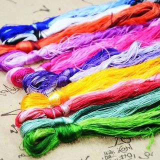 Silk Dyed Embroidery Threads